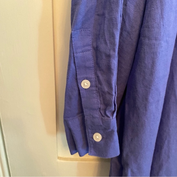 ✨future collective x target blue/purple long sleeve button down shirt✨ - Picture 4 of 8